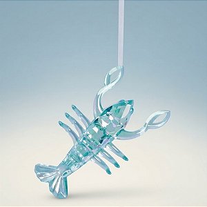 Enfeite Decorativo para Pendurar - Lagosta Azul - 13x6,5x2cm - 1 unidade - Cromus - Rizzo