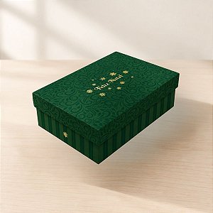 Caixa para Presente Retangular - Natal Elegance - P 14,5x19,5cm - 10 unidades - Regina - Rizzo
