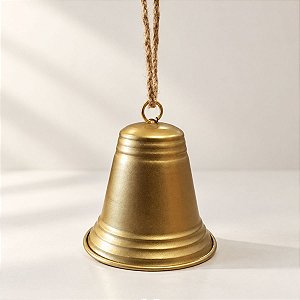 Enfeite para Pendurar de Natal - Sino Dourado - 14cm - 1 unidade - Rizzo
