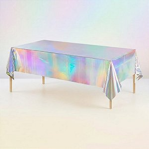 Toalha de Mesa de Plástico Laminado - Furta-cor - 1,37x1,83m - 1 unidade - Rizzo