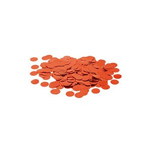 Confete Metalico Redondo para Balão Pacote com 100g 1,5cm - Vermelho - 01 Unidade - Cromus Balloons - Rizzo Balões