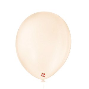 Balão de Festa Látex Liso - Begê - 50 Unidades - Balões São Roque - Rizzo Balões
