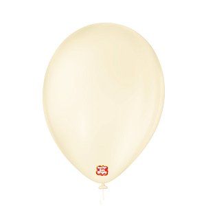 Balão de Festa Látex Liso - Champagne - 50 Unidades - Balões São Roque - Rizzo Balões