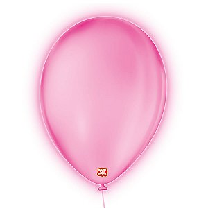 Balão de Festa Neon - Rosa - 25 Unidades - Balões São Roque - Rizzo Balões