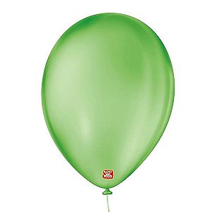Balão de Festa Látex Cristal - Verde Esmeralda - Balões São Roque - Rizzo