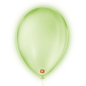 Balão de Festa Neon - Verde - 25 Unidades - Balões São Roque - Rizzo Balões