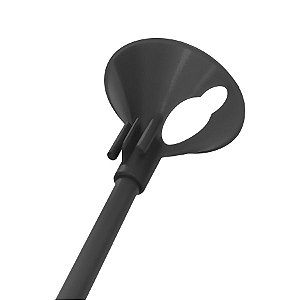 Kit Suporte para Balão 33cm - Preto - 10 Unidades - Rizzo Balões