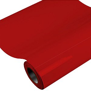 Vinil Adesivo Metálico 60cm x 30cm - Vermelho - 01 Unidade - Vinil - Rizzo Balões