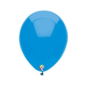 Balão de Festa Látex - Azul Oceano - Sensacional - Rizzo Balões