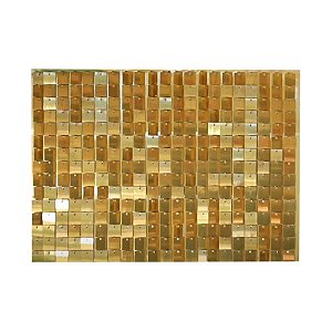 Painel Mágico Shimmer Wall - 87cm x 62,5cm - Ouro - Cromus - Rizzo Balões