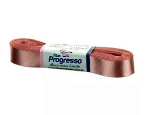 Fita de Cetim Progresso 15mm nº3 - 10m Cor 1143 Rosa Velho - 01 unidade
