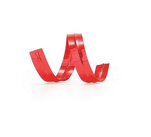 Fecho Prático Vermelho P 4x11cm - 100 unidades - Cromus