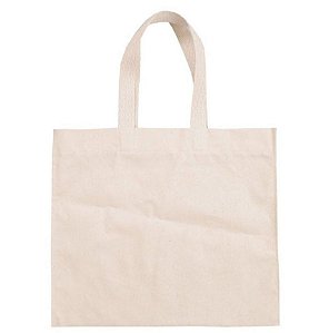 Sacola de Algodão Crú - 45x45cm - 01 Unidade - Rizzo Balões