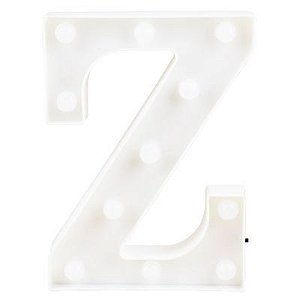 Letra LED Decoração Festa - Z - 01 unidade - Rizzo Balões