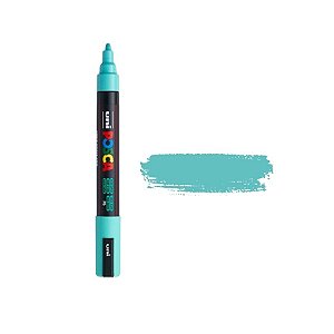 Caneta Posca PC-5M 2.5mm - Verde Agua - 1 unidade - Posca - Rizzo