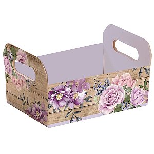 Caixote de Papel Cartão Mari - 1 unidade - Cromus - Rizzo Balões