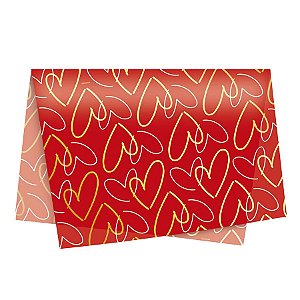 Papel de Seda - 49x69cm - Fascínio - 10 folhas - Rizzo Embalagens