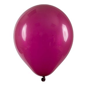 Balão de Festa Redondo Profissional Látex Liso - Vinho - Art-Latex - Rizzo Balões