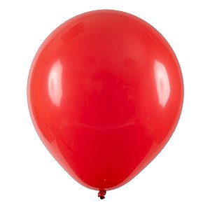 Balão de Festa Redondo Profissional Látex Liso - Vermelho - Art-Latex - Rizzo Balões