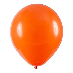 Balão de Festa Redondo Profissional Látex Liso - Tangerina - Art-Latex - Rizzo Balões