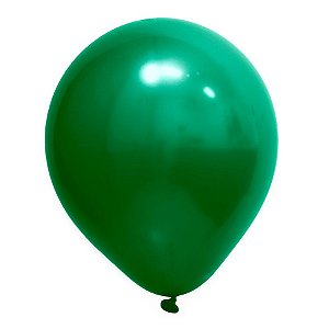 Balão de Festa Redondo Profissional Látex Cromado - Verde - Art-Latex - Rizzo Balões