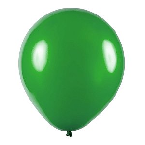 Balão de Festa Redondo Profissional Látex Metal - Verde - Art-Latex - Rizzo Balões