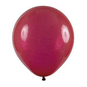 Balão de Festa Redondo Profissional Látex Cristal - Vermelho - Art-Latex - Rizzo Balões
