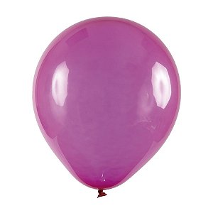Balão de Festa Redondo Profissional Látex Cristal - Rosa - Art-Latex - Rizzo Balões