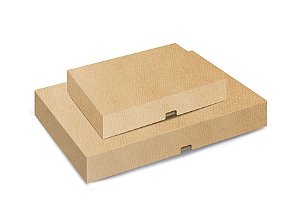 Caixa Degustação Kraft para 24 ou 48 Doces - 10 unidades - Cromus Profissional - Rizzo Embalagens