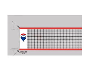 Rede de Beach Tennis / Futevôlei com fita de marcação REMAX