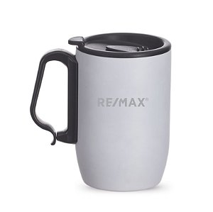 Caneca em aço inox térmica 350ml branca REMAX - CA8200 - COM NOME INDIVIDUAL