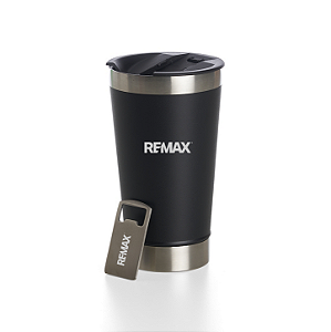 Copo Térmico 500ml com Abridor - RE/MAX