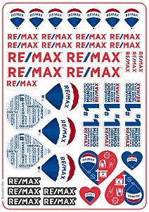 Adesivos em cartela REMAX (43pcs)