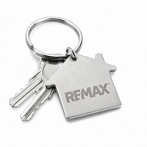 Chaveiro em formato de casa em alumínio REMAX