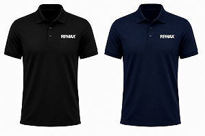 Camisa Polo REMAX em Alto Relevo Emborrachada - MASCULINA