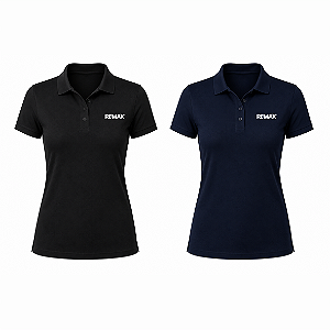 Camisa Polo Babylook REMAX em Alto Relevo Emborrachada - FEMININA