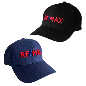 Boné prime em brim bordado alto relevo e fivela personalizada REMAX