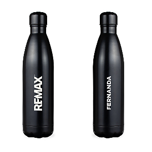 Garrafa Térmica Inox 780ml RE/MAX - COM NOME INDIVIDUAL
