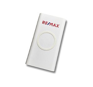 Bateria portátil (powerbank) wireless 11.000mAh RE/MAX - 97902 Branco ( NÃO USAR FRETE AEREO )