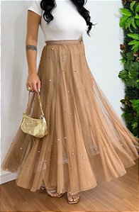 Saia Tule Pedraria Sabrina