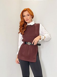 Colete Tricô Elegance Premium