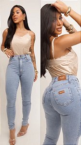 Jeans Skinny FeCalça Jminina Empina Bumbum com Lycra