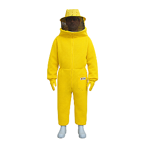 Macacão Para Apicultura 100% Antiferroadas De Malha Cross - Amarelo