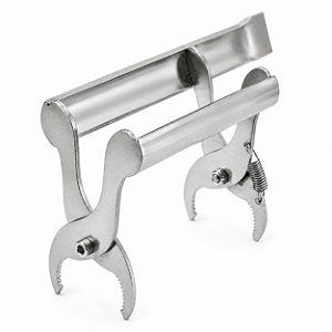 Formão Apícola Curto Com Sacador De Quadros Aço Inox - MDA