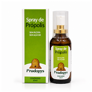 Spray de Própolis Sem Álcool e Sem Açúcar - 33ml