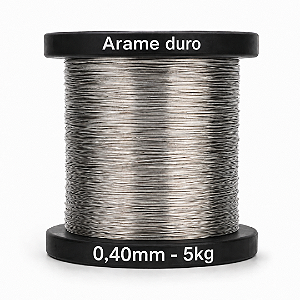 Arame Duro De Aço Inox 0,40mm Para Quadro de Ninho e Melgueira - 5kg