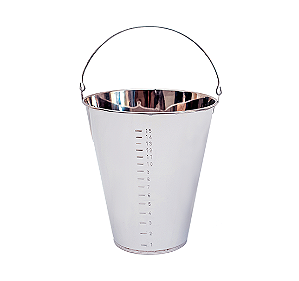 Balde De Inox 430 Graduado - 15 Litros