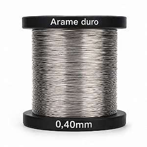 Arame Duro De Aço Inox 0,40mm Para Quadro de Ninho e Melgueira - 500 Gramas