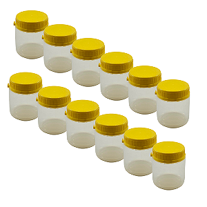 425 Potes 180ml / 250g Plástico Fosco Com Tampa Rosca Para Mel
