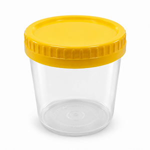 Pote 360ml / 500g Transparente com Tampa Rosca – Para Mel e Produtos de Alta Viscosidade